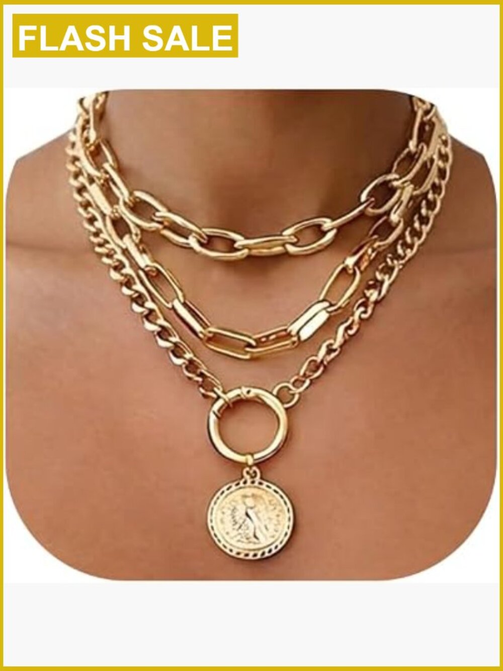 Layered Reposed necklace